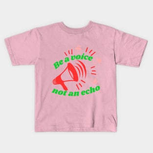 Unleash Your Voice: Inspiring T-Shirt Illustration Kids T-Shirt